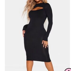 Black Cutout Bodycon Dress